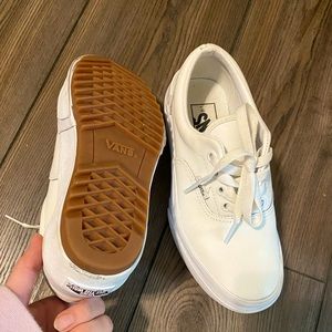 White platform vans